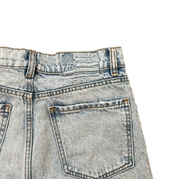 Revice Women’s Beverly Drive Button Fly Long Bermuda Denim Jeans Shorts Size 27 - Picture 8 of 11